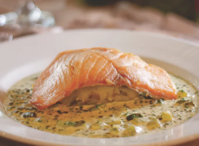 Salmon dish
